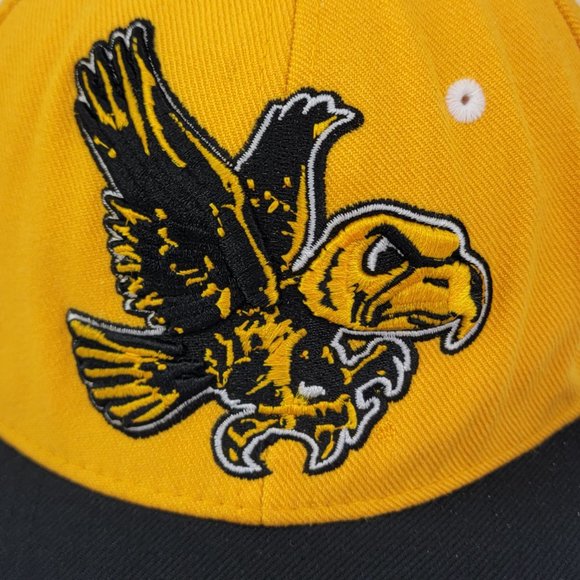 Iowa Hawkeyes Snapback Ball Cap Football Baseball Hat Big Logo Wool Blend Zephyr - Picture 2 of 7